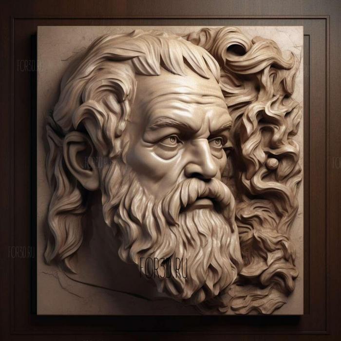 Socrates Type A 1 stl model for CNC